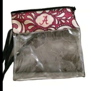 Alabama Crimson Tide Clear Stadium Approved Crossbody Bag